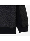 Kids embossed logo quilted sweatshirt black 8037457 - BURBERRY - BALAAN 4