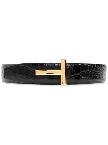 Tom Ford Leather Belt, Women's, Black - TOM FORD - BALAAN 1