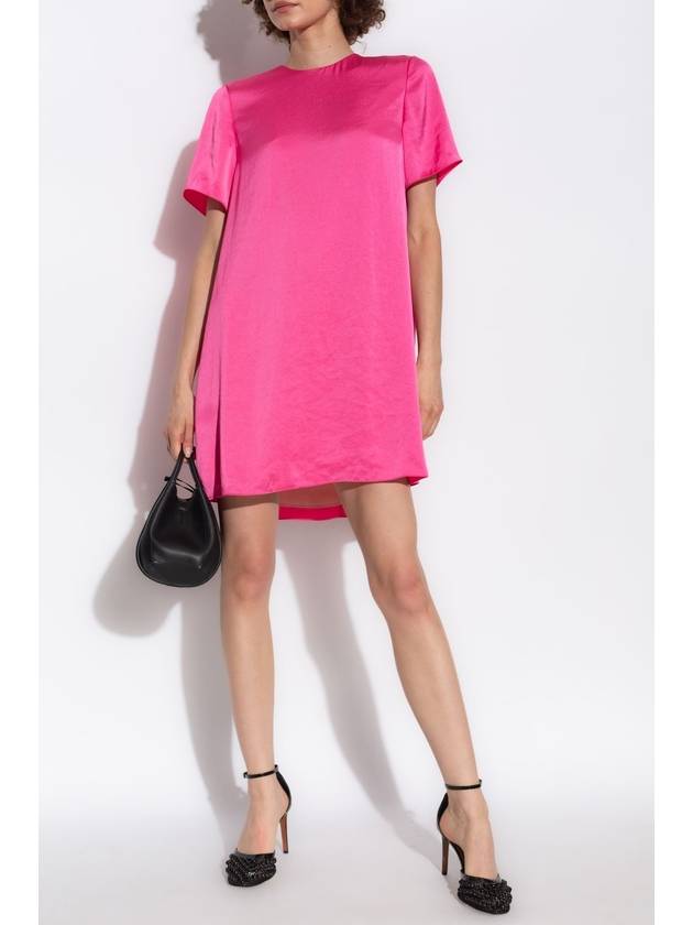 Theory Satin Dress, Women's, Pink - THEORY - BALAAN 2