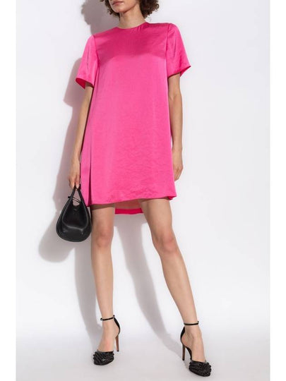 Theory Satin Dress, Women's, Pink - THEORY - BALAAN 2