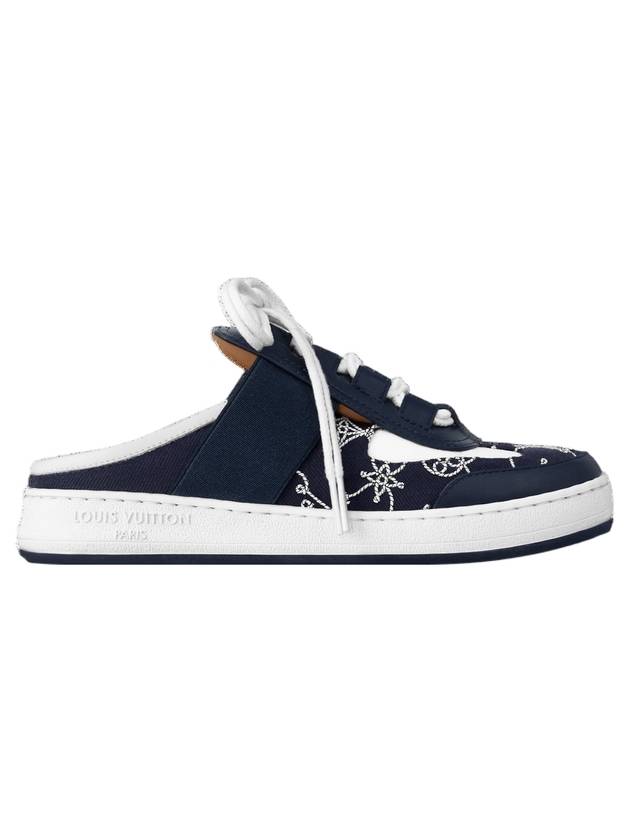 Lous Open Back Low Top Sneakers Navy - LOUIS VUITTON - BALAAN 1