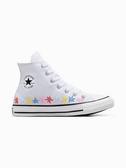 Chuck Taylor All Star Floral High Top Sneakers White - CONVERSE - BALAAN 2