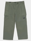 Flatt Nylon Oversized Cargo Straight Pants Green - CP COMPANY - BALAAN 2