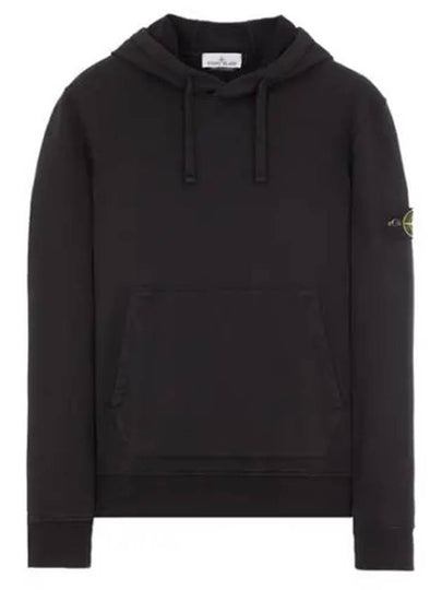 Wappen Patch Classic Fleece Hoodie Black - STONE ISLAND - BALAAN 2