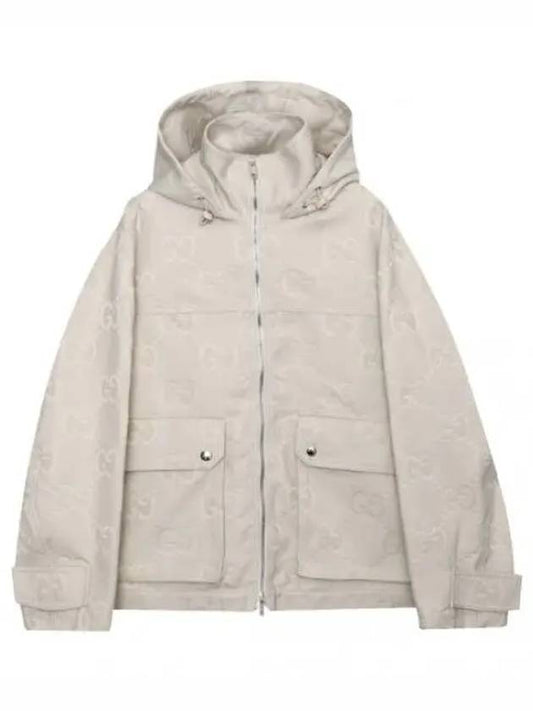 Jumbo GG Canvas Puffer Jacket Women - GUCCI - BALAAN 1