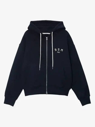 BSM SMALL LOGO ZIP UP NAVY - BENSIMON - BALAAN 1