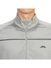 Jimmy Seamless Mid Layer Half Zip Sweater Light Grey Melange - J.LINDEBERG - BALAAN 7