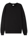 Light Fleece Sweatshirt Black - CP COMPANY - BALAAN 2