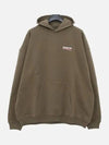 Men's Political Campaign Large Fit Hoodie Khaki - BALENCIAGA - BALAAN 2