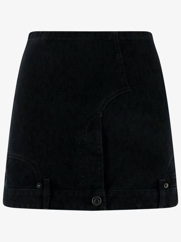 23 fw black denim skirt 750955TNW111700 B0650434644 - BALENCIAGA - BALAAN 1