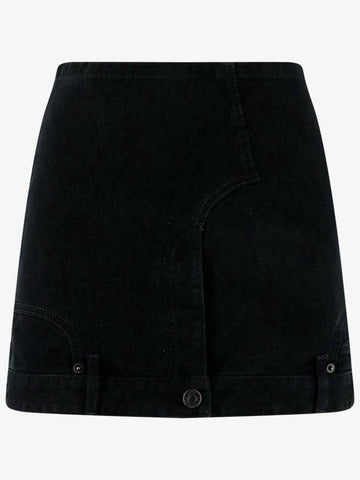 23 fw black denim skirt 750955TNW111700 B0650434644 - BALENCIAGA - BALAAN 1