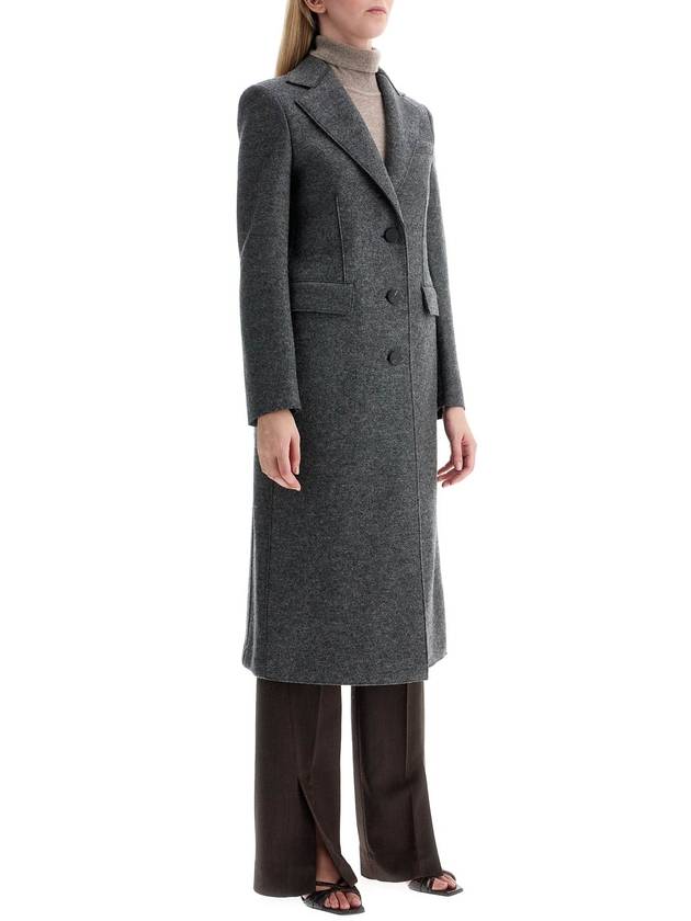 single-breasted coat in pressed wool - HARRIS WHARF LONDON - BALAAN 2