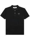 Black Heart Wappen Collar T Shirt AZ T066 051 1 - COMME DES GARCONS - BALAAN 1