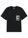 Printed Pocket Short Sleeve T-shirt Black - SUPREME - BALAAN 1