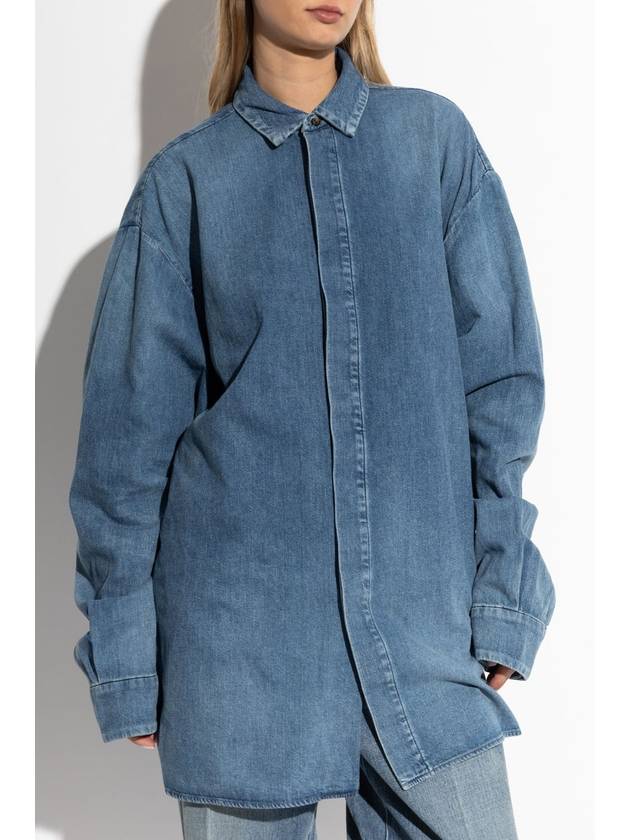 Fear Of God Denim Shirt, Women's, Blue - FEAR OF GOD - BALAAN 3