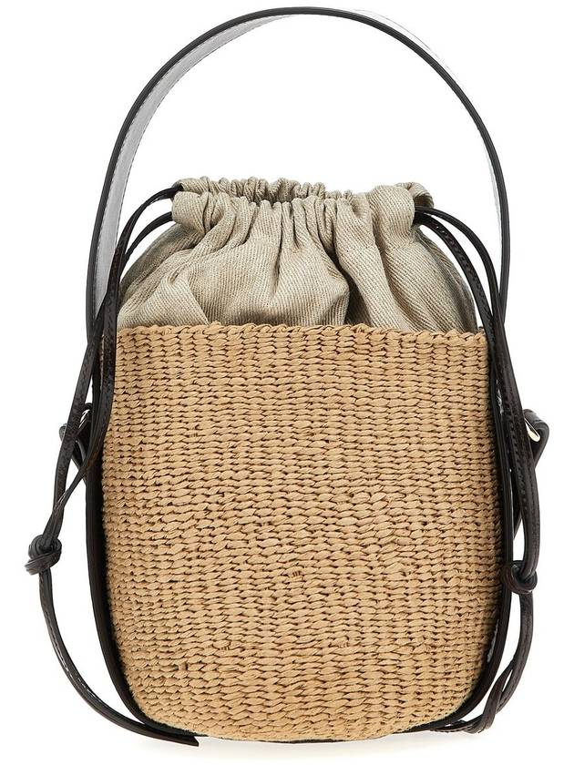 Chloé Small 'Woody' Crossbody Bag In Woven Raffia And Pe - CHLOE - BALAAN 1