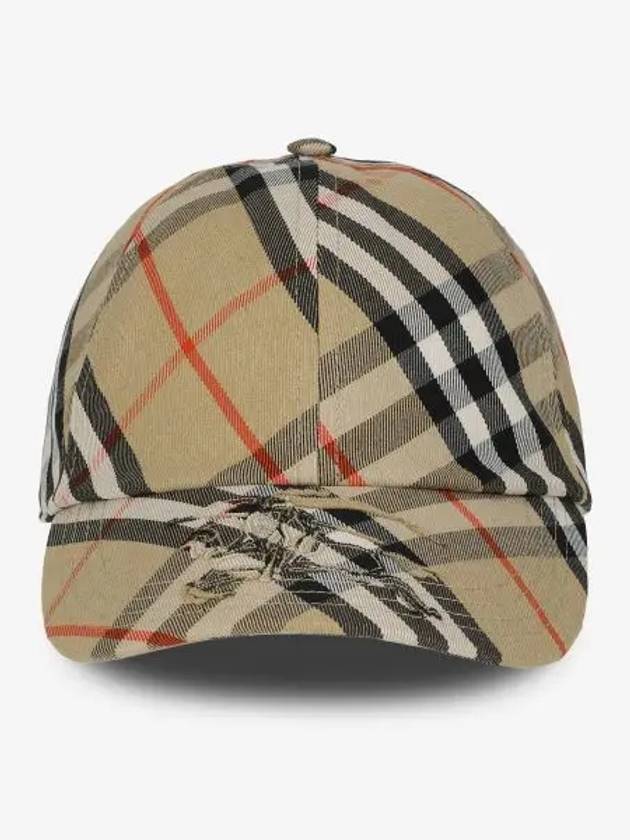 Vintage Check Base Ball Cap Beige - BURBERRY - BALAAN 2