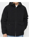 Logo David TC Down Hooded Jacket Black - STONE ISLAND - BALAAN 2