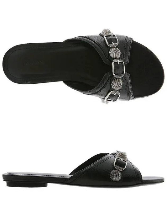 Cagole Flat Slipper Black - BALENCIAGA - BALAAN 2