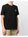 Dressed Fox Patch Classic Short Sleeve T-Shirt Black - MAISON KITSUNE - BALAAN 3