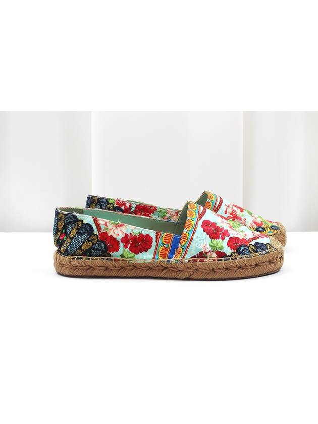 Flower pattern espadrille slip on loafers size 37 - DOLCE&GABBANA - BALAAN 3