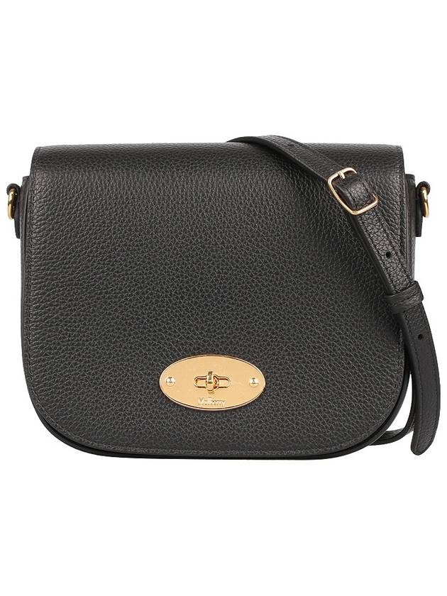 Darley Satchel Classic Grain Small Cross Bag Black - MULBERRY - BALAAN 3