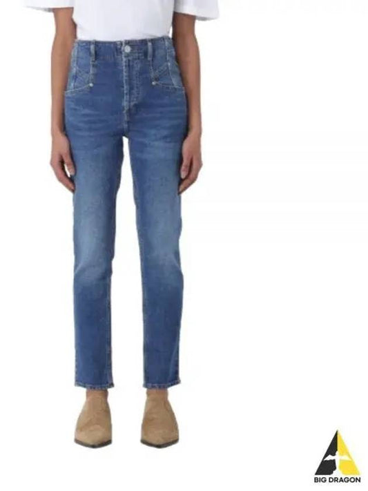 Niliane Slim Denim Jeans Blue - ISABEL MARANT - BALAAN 2