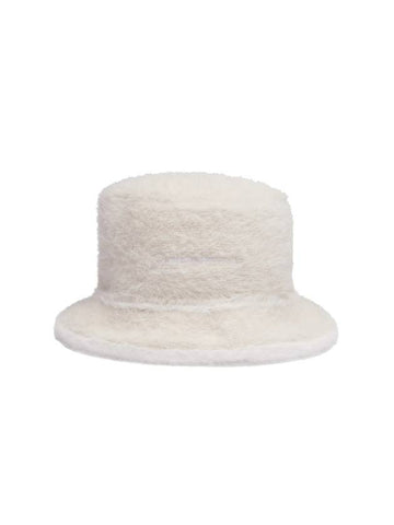 Le Bob Neve Fluffy Bucket Hat Off-White - JACQUEMUS - BALAAN 1