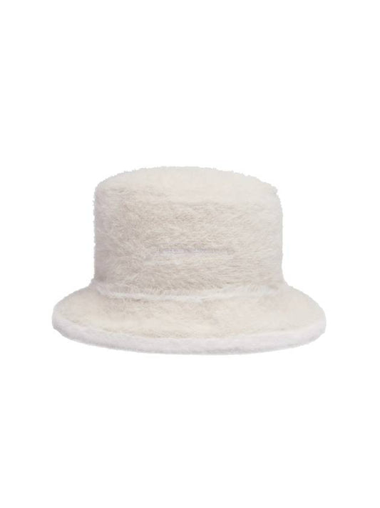 Le Bob Neve Fluffy Bucket Hat Off-White - JACQUEMUS - BALAAN 1