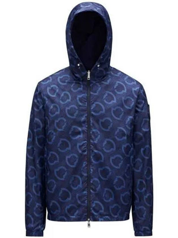 1A00152 5955I 778 CRETES Reversible Hooded Jacket Navy Men s TLS 270225 - MONCLER - BALAAN 1