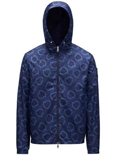 1A00152 5955I 778 CRETES Reversible Hooded Jacket Navy Men s TLS 270225 - MONCLER - BALAAN 1