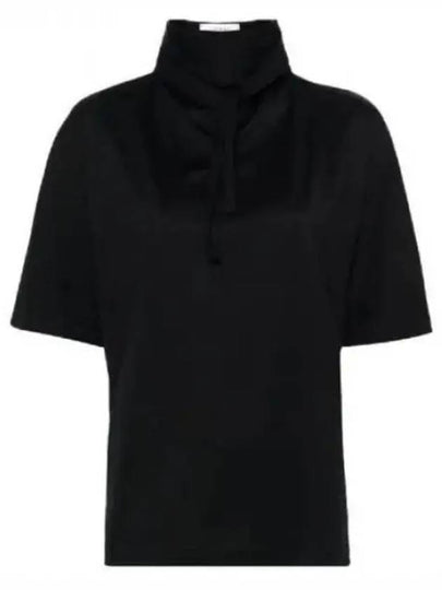 Women's Foulard Short Sleeve T Shirt Black - LEMAIRE - BALAAN 2