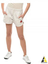 Mifa Logo Print Cotton Shorts Light Grey - ISABEL MARANT - BALAAN 2