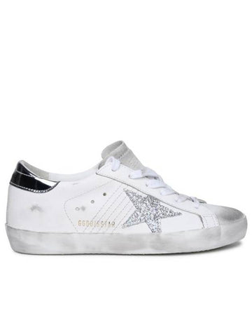 Superstar Distressed Calf Leather Low Top Sneakers White - GOLDEN GOOSE - BALAAN 1