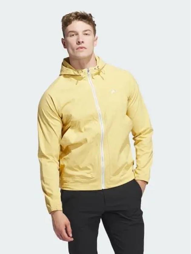 Gotu Quilted DWR Full Zip Jacket Men s Golf Oat IT2359 693466 - ADIDAS - BALAAN 1