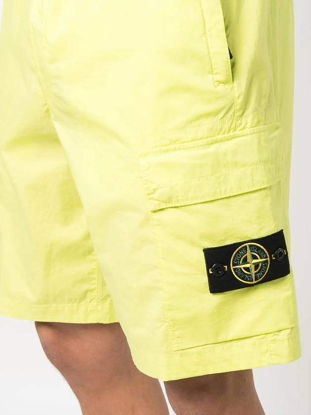 Cargo Bermuda Shorts Neon - STONE ISLAND - BALAAN 3