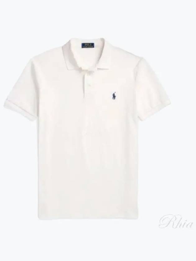 Polo Pony Motif  Polo Shirt White - POLO RALPH LAUREN - BALAAN 2