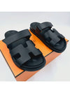 Chypre Calfskin Sandals Black - HERMES - BALAAN 7