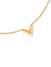 Essential V Necklace Gold - LOUIS VUITTON - BALAAN 4