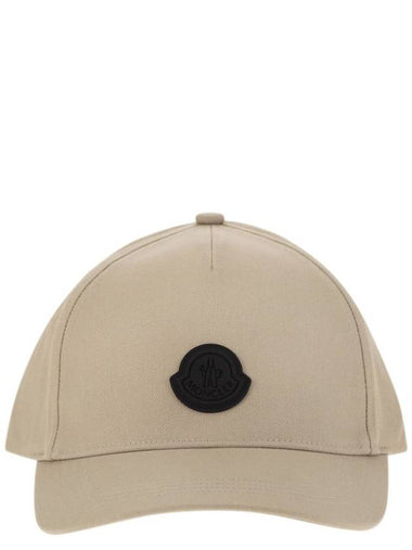 Cotton gabardine baseball cap - MONCLER - BALAAN 1