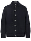 Resort Knit Bomber Jacket Navy - HERNO - BALAAN 2