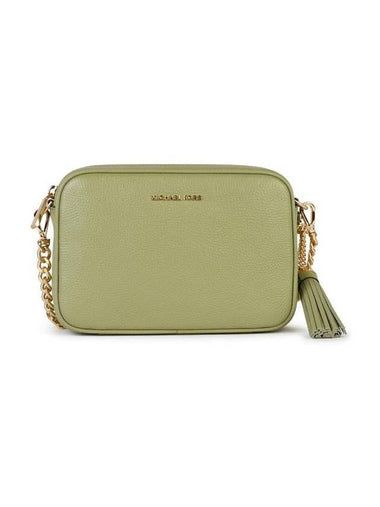 Michael Kors Medium 'Camera' Green Leather Bag - MICHAEL KORS - BALAAN 1