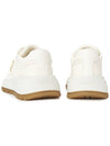 Triangle Logo Low Top Sneakers Ivory - PRADA - BALAAN 7