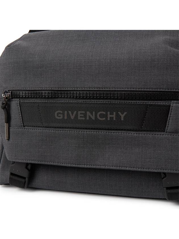 G Trek Wool Messenger Bag Grey Mix - GIVENCHY - BALAAN 8