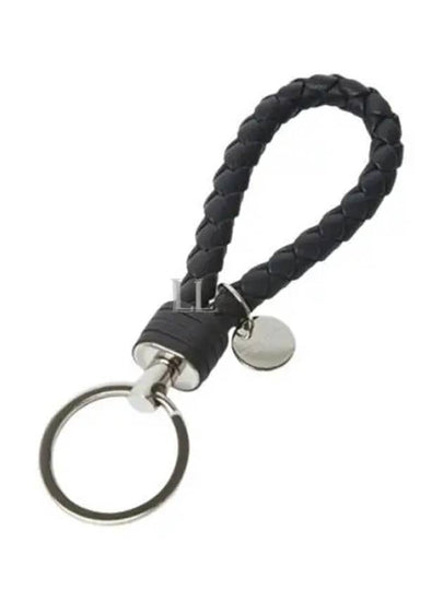 Intrecciato Leather Key Holder Tourmaline - BOTTEGA VENETA - BALAAN 2