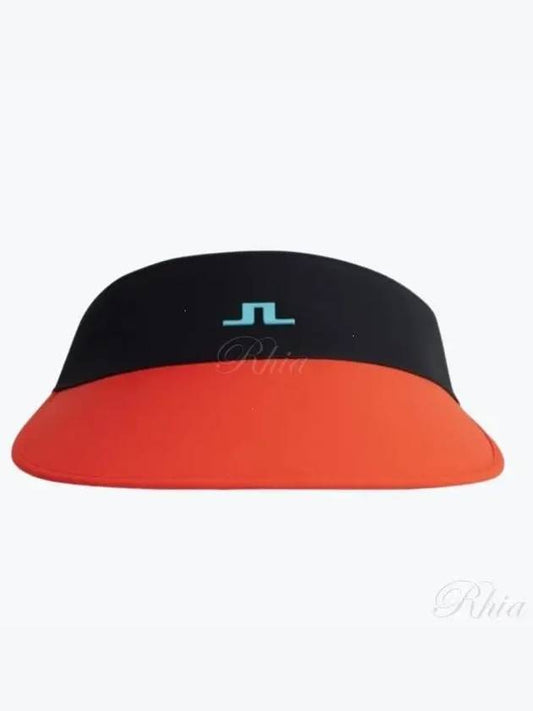 Women's Vilma Big Visor Orange Black - J.LINDEBERG - BALAAN 2