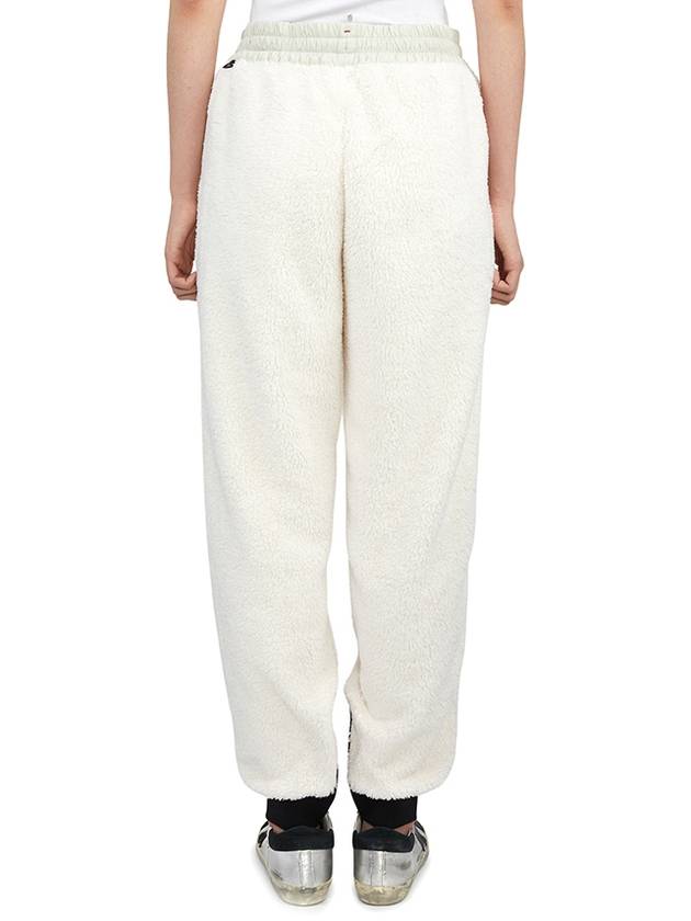 Grenoble Dadynamic Shearling Track Pants Ivory - MONCLER - BALAAN.