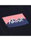 Men's Eco Hybrid Logo TShirt NW2411 1G805 C BLK PINK - NANGA - BALAAN 4