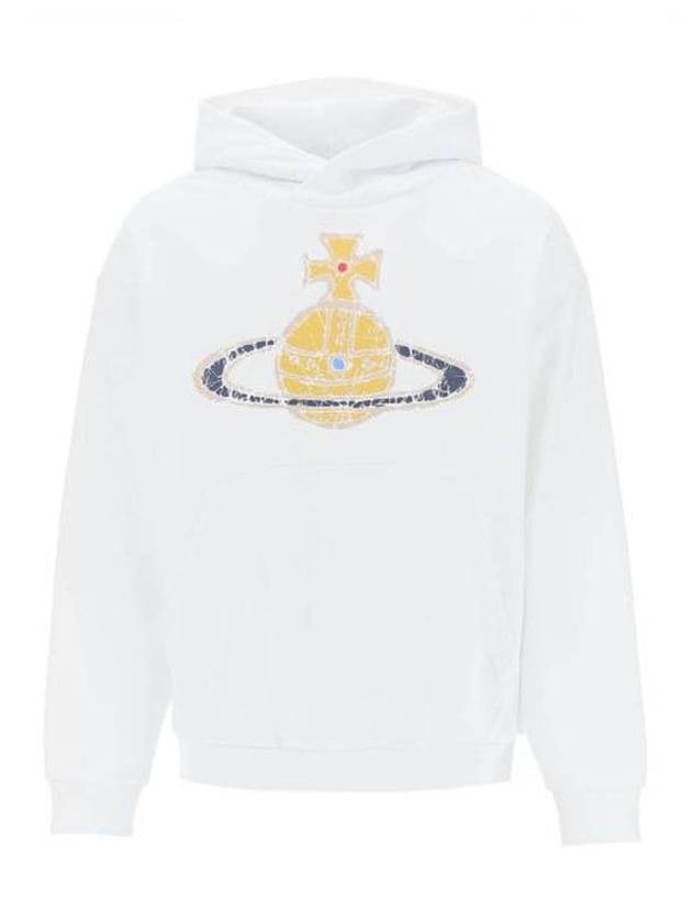 Logo Print Cotton Sweatshirt White - VIVIENNE WESTWOOD - BALAAN 2