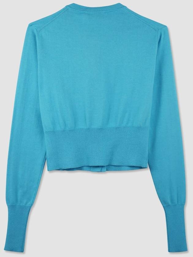 Bea Crop Cardigan Blue - VIVIENNE WESTWOOD - BALAAN 3